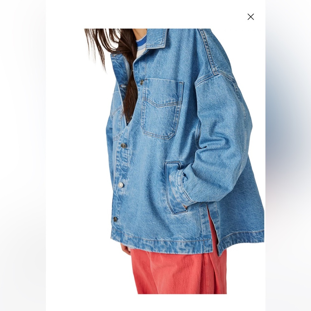 Free People We the Free Madison City Denim Jacket